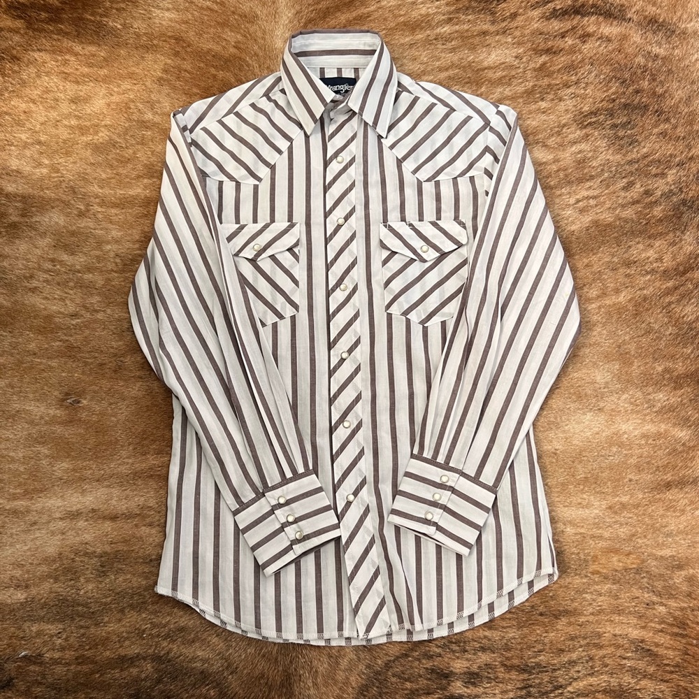 Mens vintage wrangler pearl snap shirt brand new never been worn
